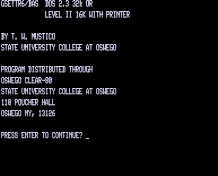 Screen shot